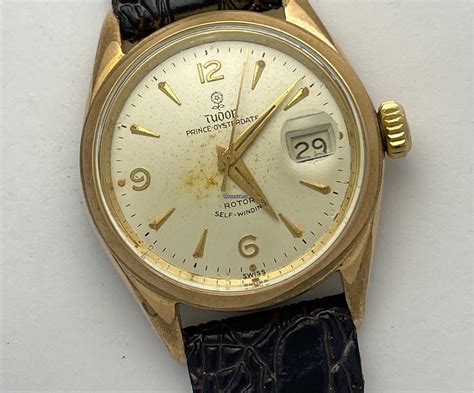 tudor rolex vintage oyster prince self winding watch gold|tudor prince oysterdate for sale.